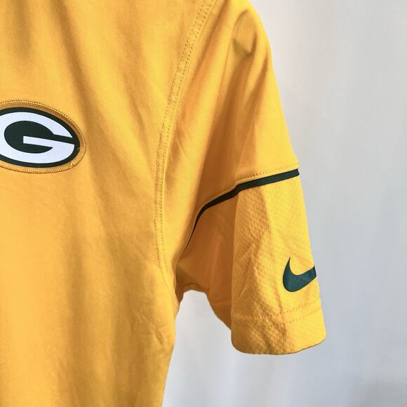 Nike Dri-Fit NFL Green Bay Packers Performance Polo Shirt‎ Men's Small - Picture 4 of 8